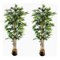 Arbusto Real - 2 X 1 Bamboo 150 Cm. / 1095 Hojas Verde
