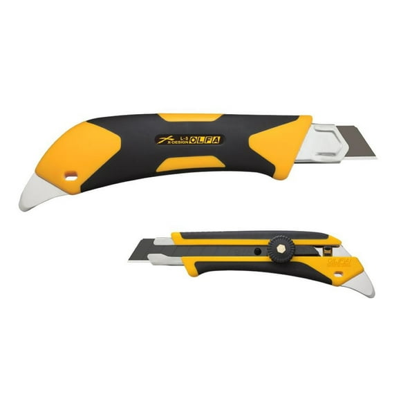 Cuchillo Industrial Antideslizante con punta multiuso L-5 18mm