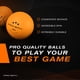 thumbnail image 4 of Pelotas de ping pong PRO-SPIN 3 estrellas Premium naranja 40+ ABS x24, 4 of 9