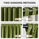 thumbnail image 3 of Cortinas Joydeco Verde Musgo de Terciopelo 132x229cm 100% Opacas, 3 of 9