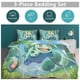 thumbnail image 5 of Bulb_asaur Print Bedding Set Pattern Duvet Cove Set 3 Pieces 1 Quilt Cover And 2 Pillowcases for Women Men Teens, 5 of 5
