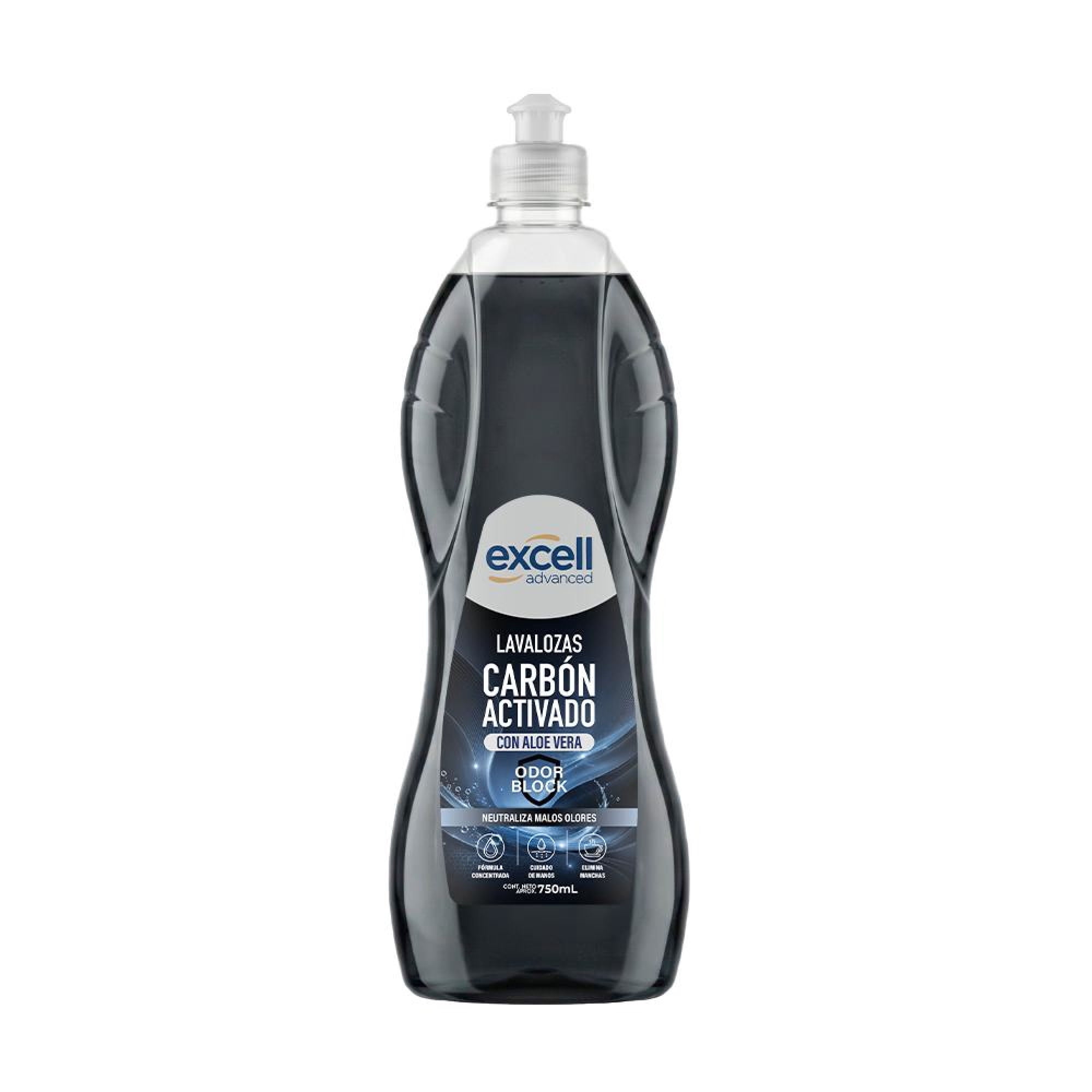 EXCELL Lavalozas Carbón Activado con Aloe Vera