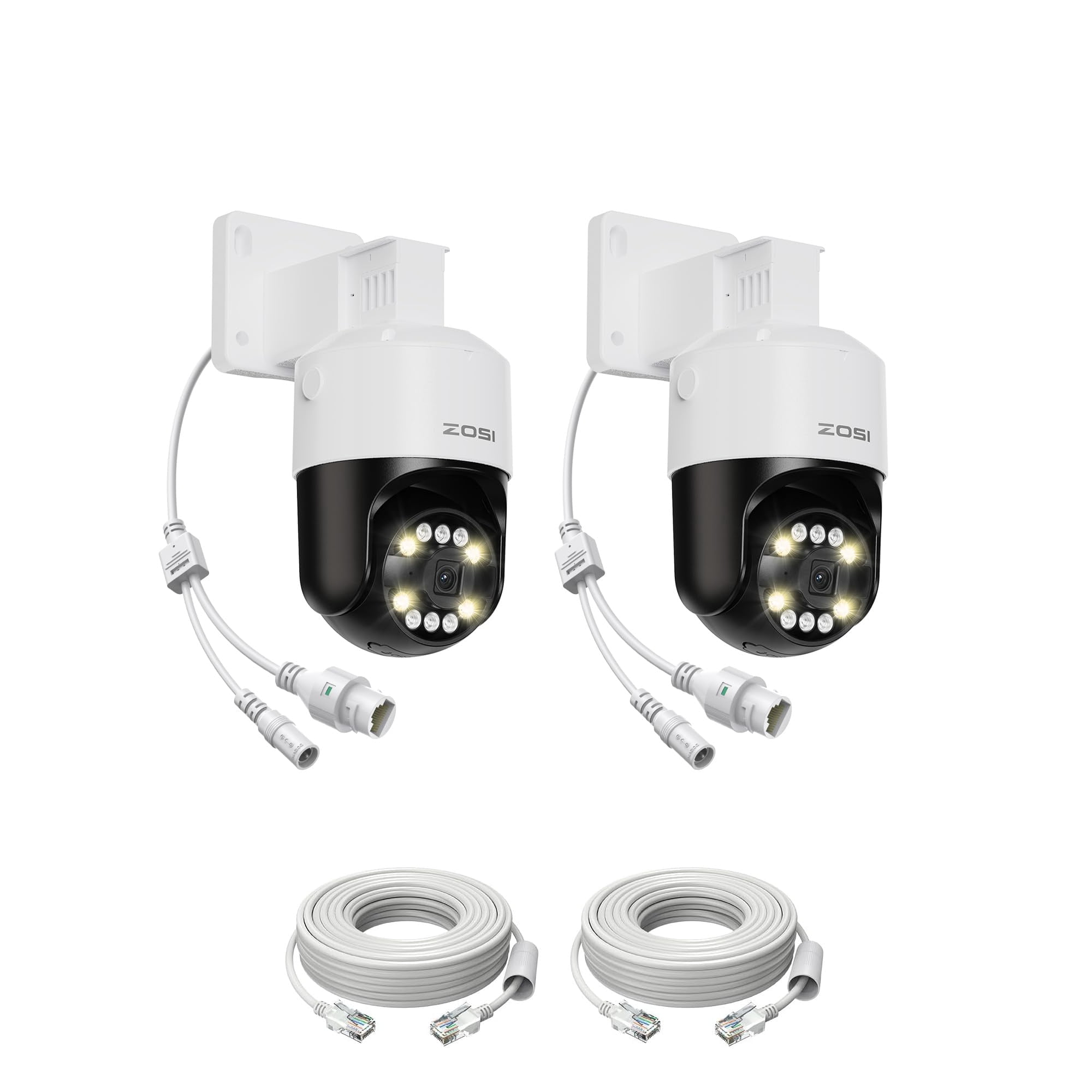 Cámara De Seguridad Zosi C296 5mp 3k Poe Pt Outdoor Con Detección De Ia