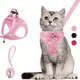 thumbnail image 3 of Dog Cat Harness And Leash 5FT Soft Mesh Breathable Walking Escape Proof For Small Medium Cat Vest, 3 of 3