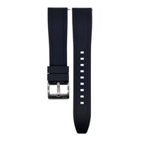 Correa Reloj Caucho R24 Zn9 Colores 20Mm 22Mm 24Mm 26Mm Negro 20