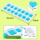 thumbnail image 5 of Bandejas para cubitos de hielo Airabc de silicona con tapa extraíble, paquete de 4, 5 of 8