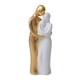 thumbnail image 4 of Resina Familia Pareja Estatuilla Escultura Escritorio Decoración Familia Oro, 4 of 5