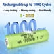 thumbnail image 2 of Pila recargable AA GENYESTAR NiMH 1,2 V 1000 mAh, paquete de 4, 2 of 9