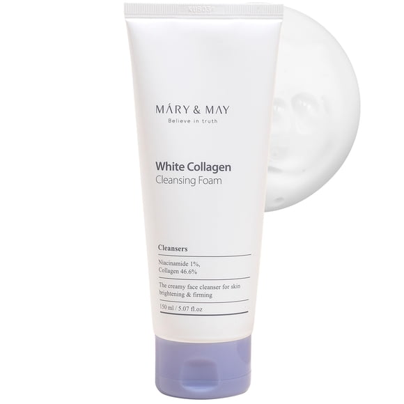 Espuma limpiadora Mary&May White Collagen 150 ml con niacinamida