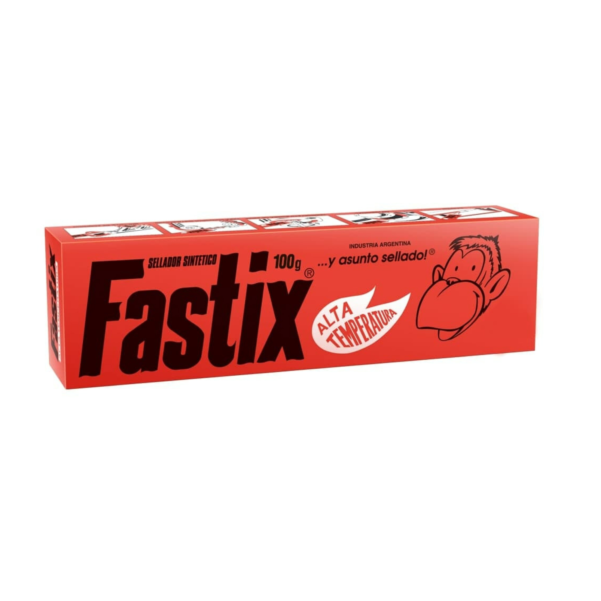 Silicona Roja Alta Temperatura 100Grs - Fastix