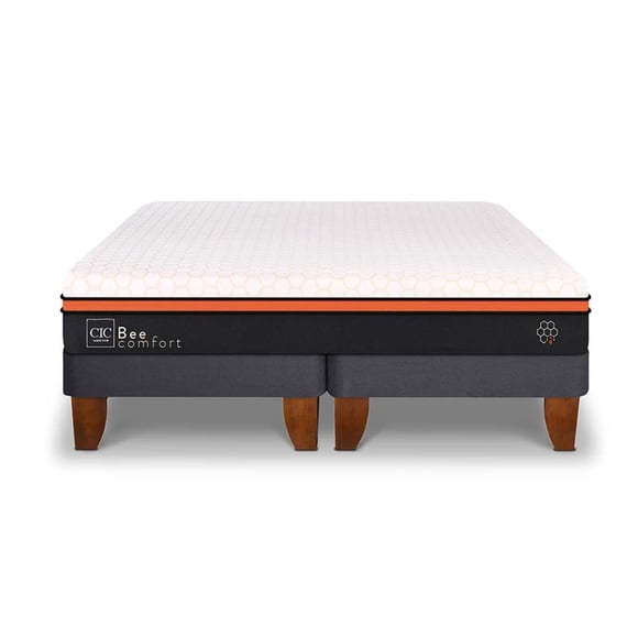 Cama Europea Bee Comfort King Base Dividida