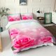 thumbnail image 2 of Retro Style Rose Folwers Quilt Duvet Cover Set Bedroom Decor Bedding3-Piece Bedding Set, 2 of 5