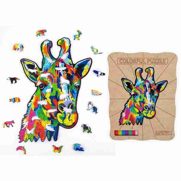puzzle de madera jirafa/ 169 pcs