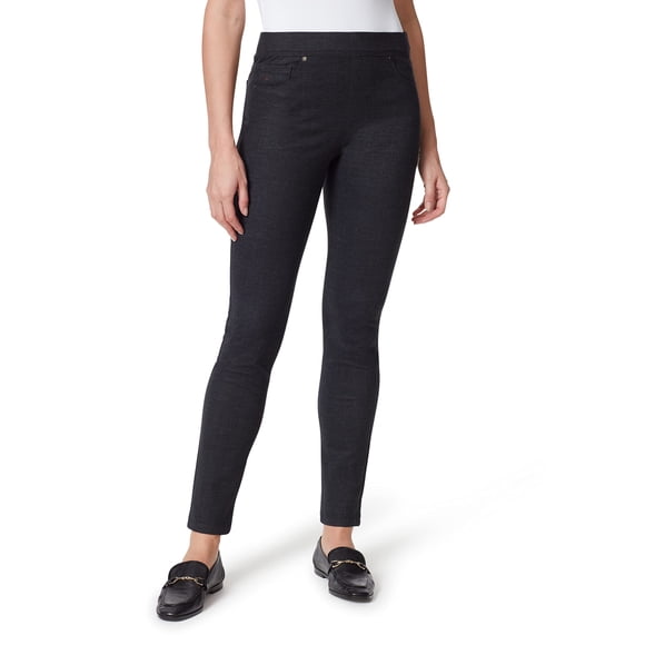 Pantalón Gloria Vanderbilt Avery Ponte Slim Jull On para mujer