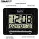 thumbnail image 3 of Reloj Despertador Digital Sharp Atómico Autoajuste 6.45x5, 3 of 3
