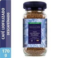 Café Descafeinado Liofilizado Frasco 170 Gr Selección