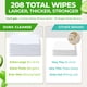 thumbnail image 5 of Toallitas corporales Duracleanse, extra humectantes, sin enjuague, baño, 200 ml, paquete de 4, 5 of 7