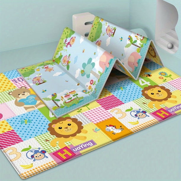 Baby Crawling Mat, Baby Living Room Household Climbing Mat, Children's Odorless Foldable Floor Mat, With Handbag