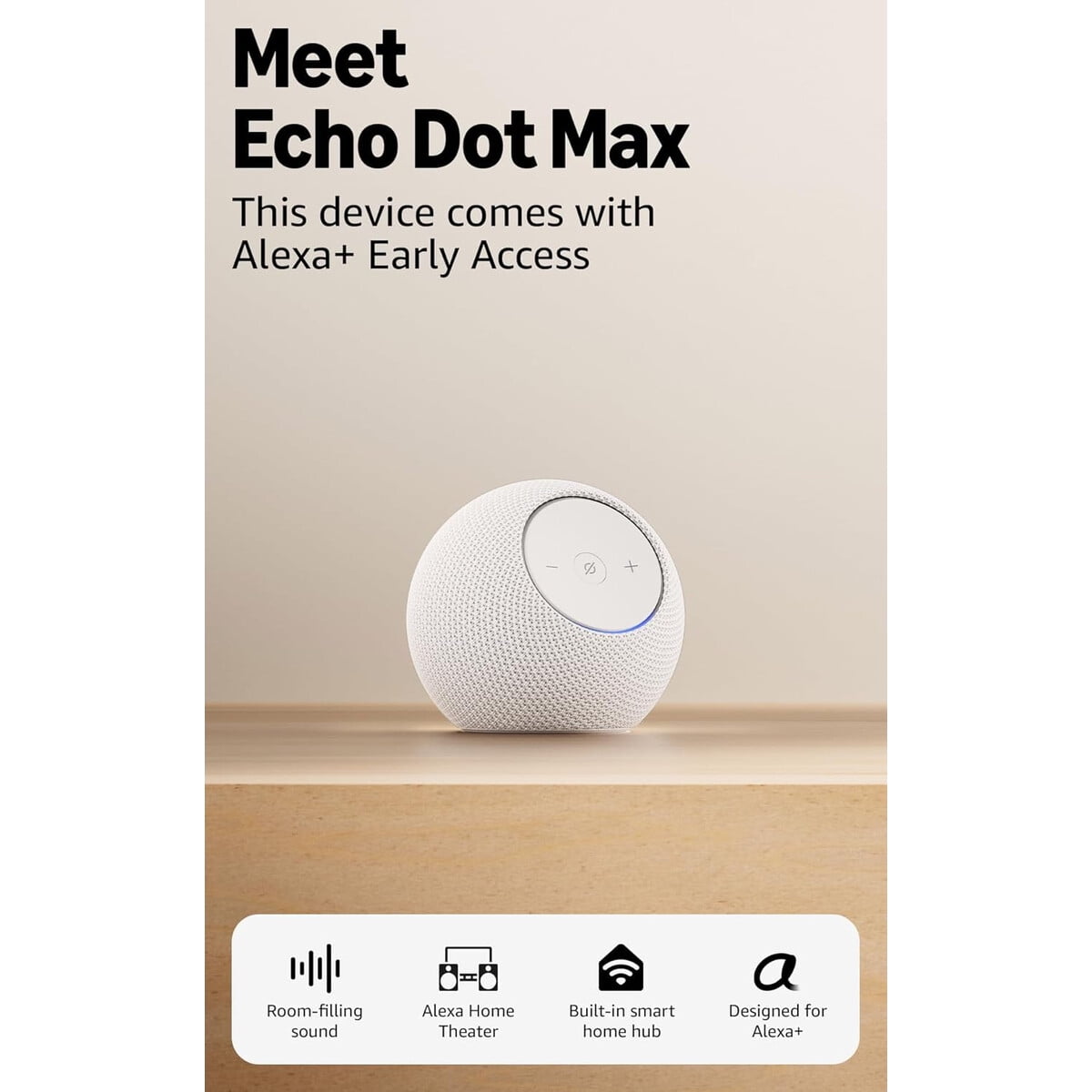 Parlante Inteligente Echo Dot Max Alexa Az3 Wifi