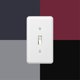 thumbnail image 4 of Placa de pared Amerelle 935TTW 2 interruptores acero blanco 12 cm, 4 of 4