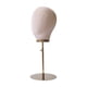 thumbnail image 2 of Soporte Para Exhibición De Peluca, Modelo De Cabeza De Maniquí Para Peinado, Secado, Uso Personal, Terciopelo Beige Para El Hogar, 2 of 5