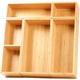 thumbnail image 1 of Cajas organizadoras de cajones Umilife de bambú de 2,5 cm de alto, 1 of 6