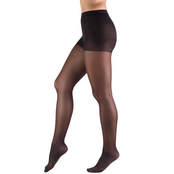 Pantimedias Truform 8-15 mmHg 20 Denier Negro Alto
