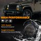 thumbnail image 4 of Luz de posición lateral PXPART LED ámbar para Jeep JK con lente ahumada, 4 of 5