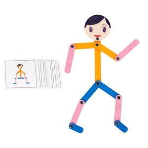 Magideal - Modelo De Cuerpo Montessori, Acciones, Juguetes Educativos, Herramienta De Enseñanza, De Conciencia Sobre Las Articulaciones Del Cuerpo, , Niños Niños