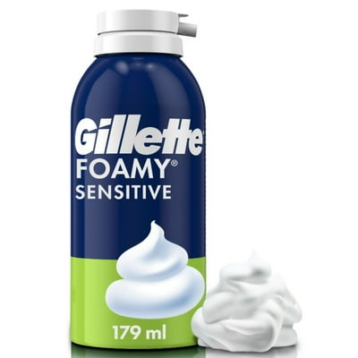 Espuma De Afeitar Foamy Sensitive Para Piel Sensible 179 Ml Gillette
