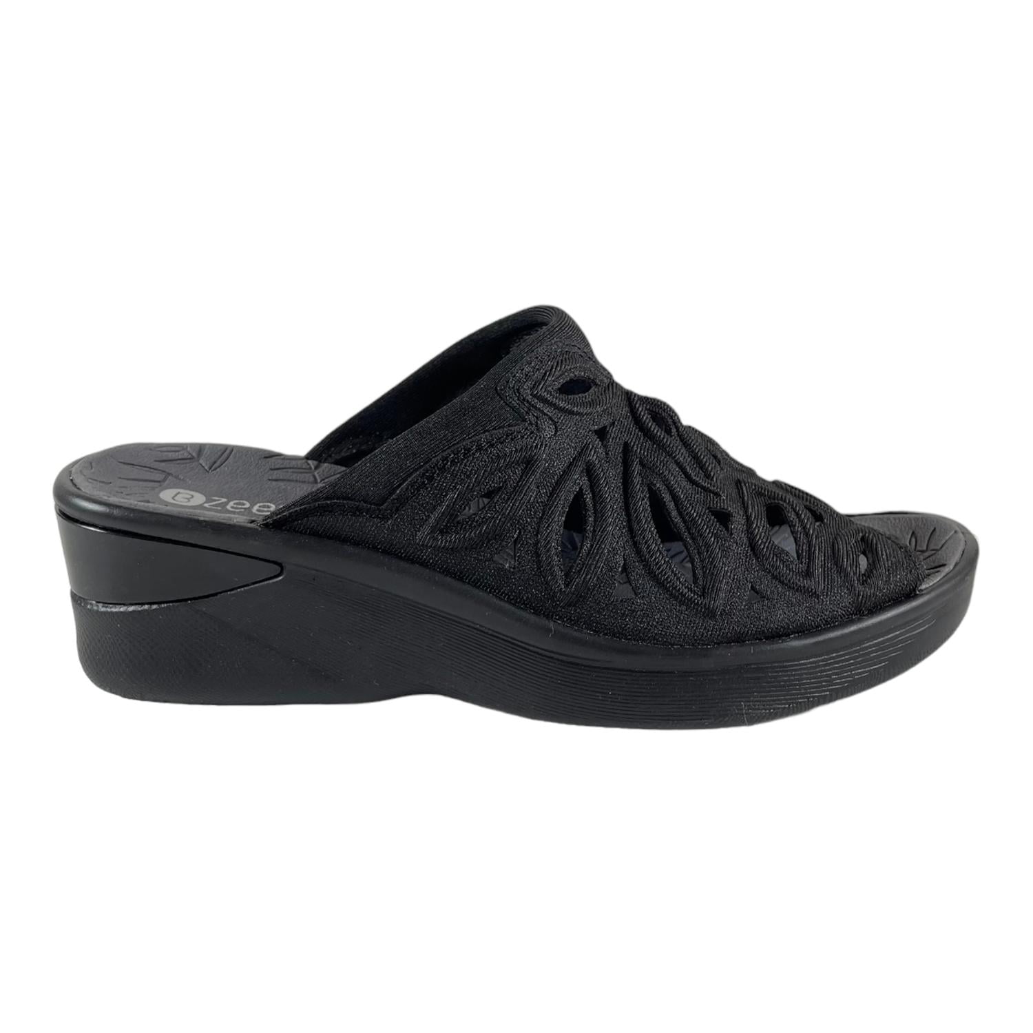 Sandalia Mujer Bzees Susie Negro Negro 37