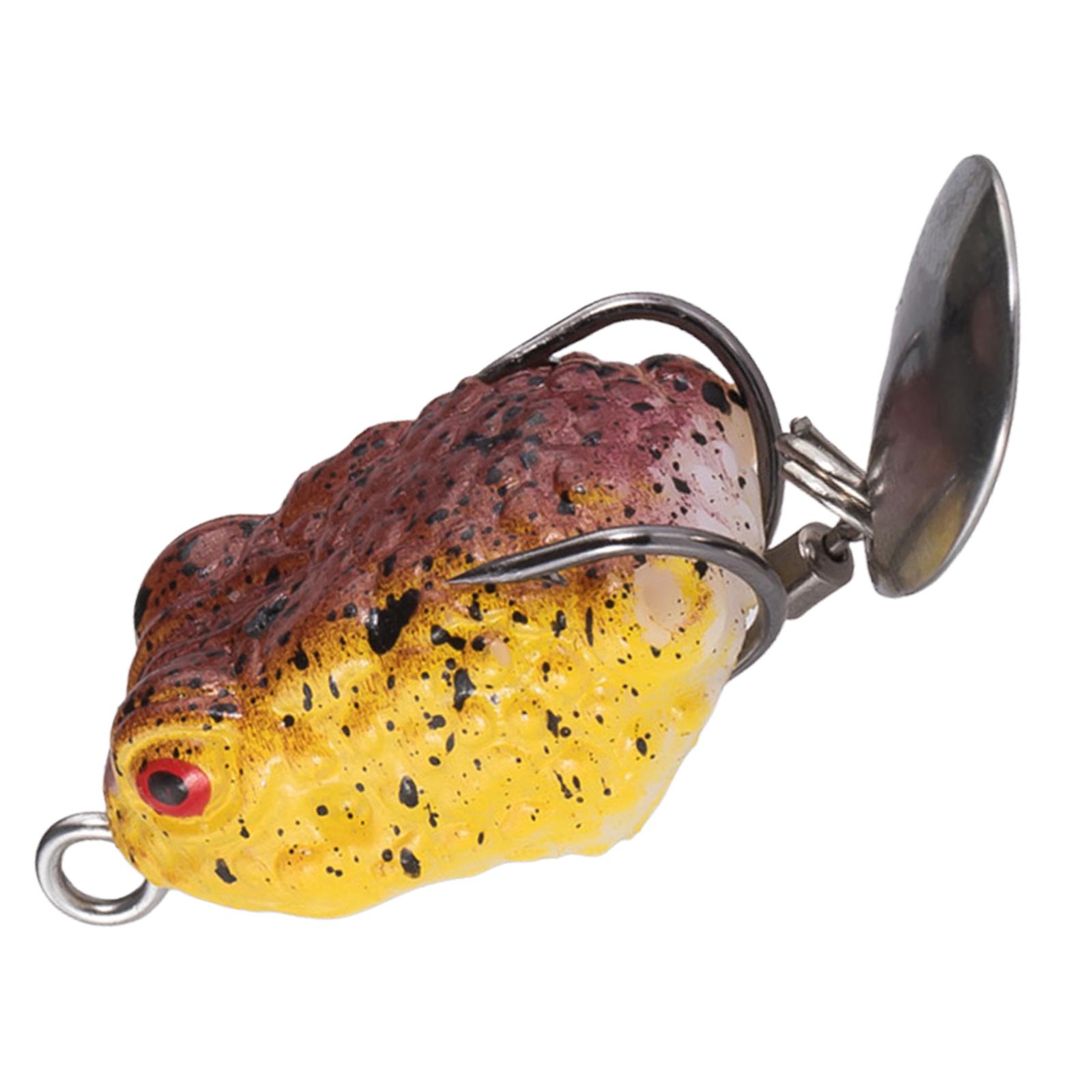 Magideal - Señuelo De Superficie, Señuelo De Pesca Crankbait, Cebo De Silicona De 1 Pulgada, Cebo De Natación, Cebo Suave, Señuelo De Rana, Flotador En Agua, Señ Estilo E