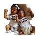 thumbnail image 3 of Muñecas Reborn GYCV Twins negras de 46 cm con accesorios de 1,4 kg, 3 of 3