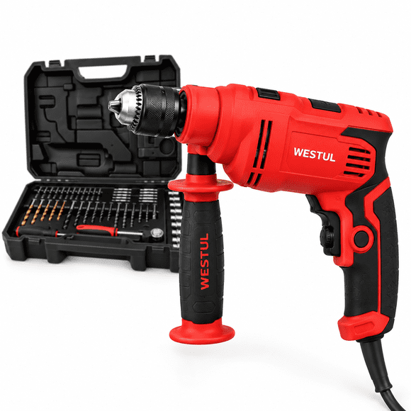 Taladro Percutor Profesional 850w Westul 13mm Maletin