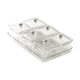 thumbnail image 4 of Plato De Frutas Secas, Plato Dividido Para Servir En Sala De Estar, Comedor, Aperitivos, Blanco, 6 Rejillas, 4 of 5
