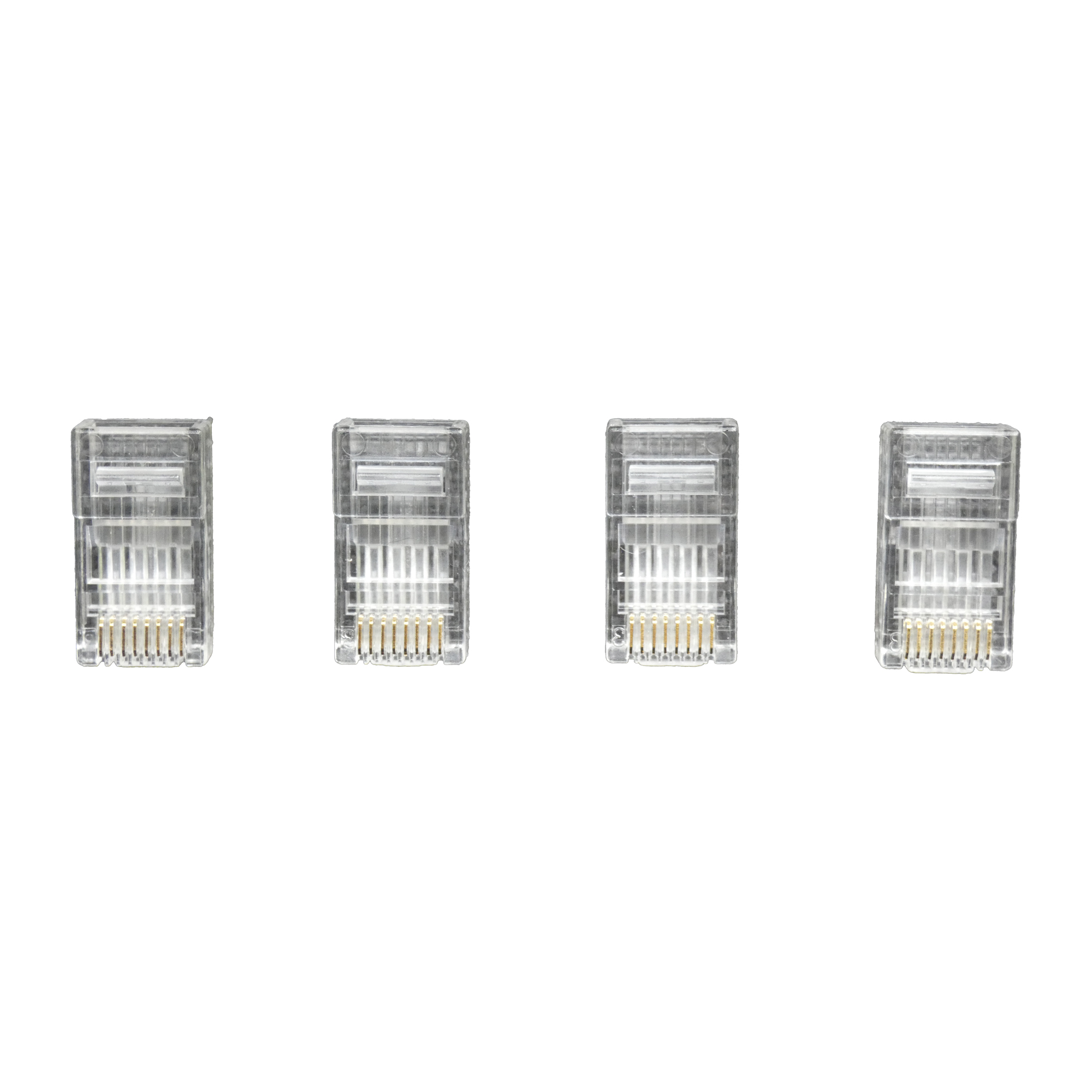 Pack De 4 Conectores Rj45 Macrotel – Cable Utp – Red – Lan