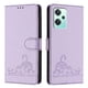 thumbnail image 1 of Funda tipo cartera FOXDOCK para REALME 9 5G/9 Pro 5G con soporte, ranuras, RFID, diseño de gato, 1 of 5