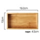 thumbnail image 2 of Bandeja de bambú antideslizante para baño, accesorios de baño de bambú premium, bandejas de baño, 2 of 5