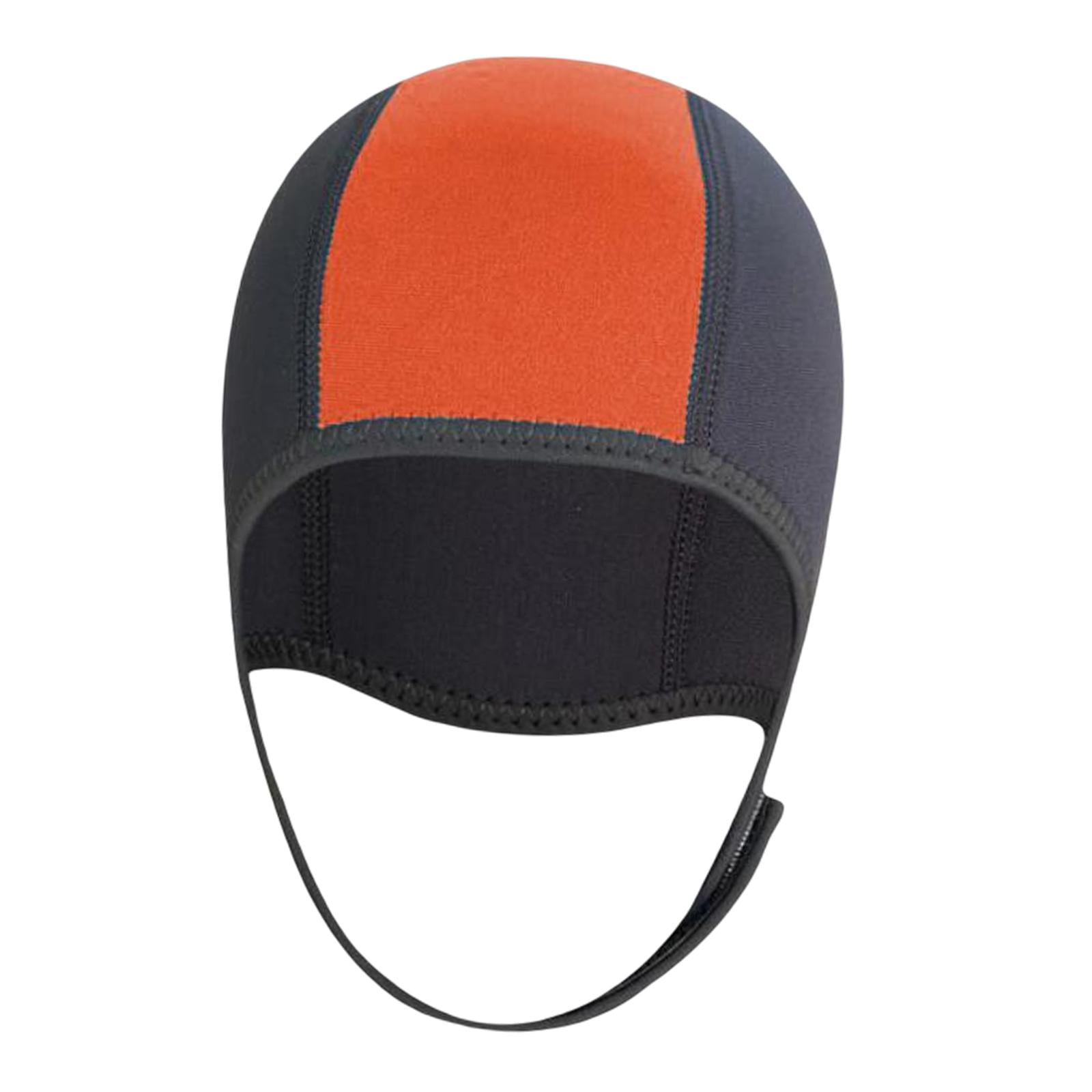 Ioensy - Gorro De Buceo De Neopreno De 3 Mm Protección Auditiva Para Rafting Bajo El Agua Unisex Naranja