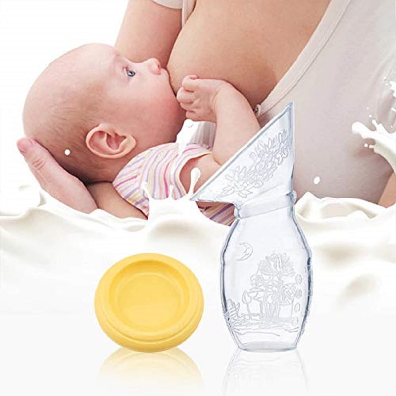 Genérico - Set 4 Extractor Leche Silicona Manual Mamas Bebes Lau