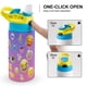 thumbnail image 4 of Emoji Botella de Agua con Tapa Pop Top de Un Toque, Acero Inoxidable, a Prueba de Fugas, para Deportes, Botella Infantil azul 12 oz, 4 of 6