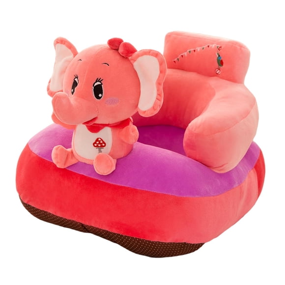 Funda de Sofá para Bebé de Dibujos Animados para Aprender a Sentarse, Funda de Cojín con Forma de Animal, Funda para Silla de Alimentación, para Bebés Elefante