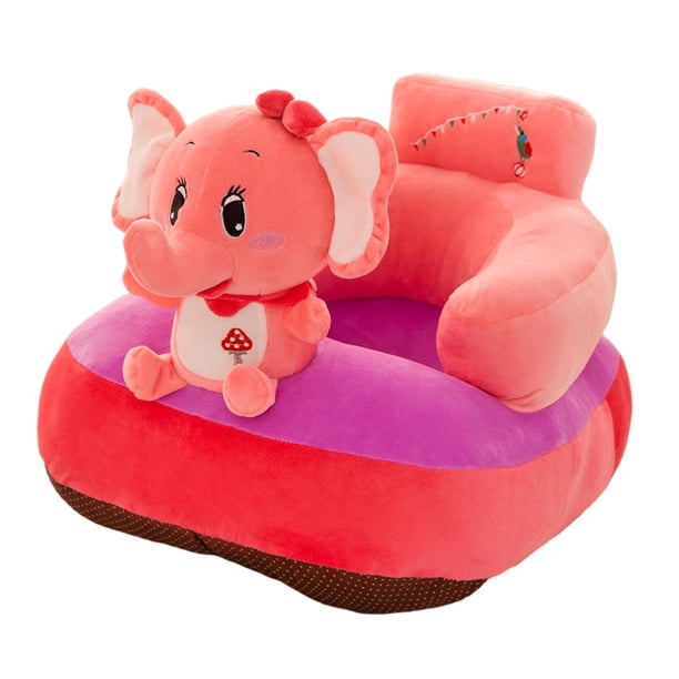 Funda de Sofá para Bebé de Dibujos Animados para Aprender a Sentarse, Funda de Cojín con Forma de Animal, Funda para Silla de Alimentación, para Bebés Elefante