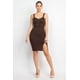 thumbnail image 3 of Vestido Ajustado sin Mangas con Abertura y Purpurina, 3 of 5