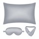 thumbnail image 1 of REGALWOVEN 1 Pcs Funda de Almohada Transpirable con Sobre, Fundas de Almohada de Satén para Cabello y Piel Gris Oscuro Queen, 1 of 7