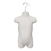 Bothyi - Maniquí De Exhibición De Medio Cuerpo Para Niños, Modelo Blanco Para Abrigos, Camisas, Camisetas, 46Cm