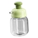 thumbnail image 5 of Dispensador de aceite, frasco de vidrio líquido reutilizable de 100 ml, botella de aceite de sésamo a presión para cocina, barbacoa, picnic, cocinar y Verde, 5 of 5