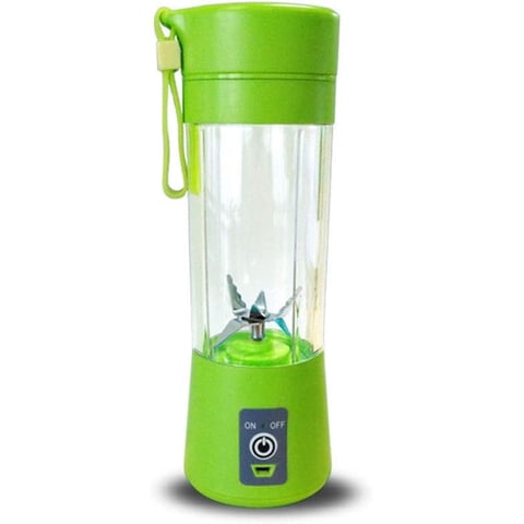 Genérico - Exprimidor Mini Recargable Usb 400Ml Batidora Frutas Lau