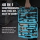 thumbnail image 4 of Kit de reparación de bicicletas DURATECH de 40 piezas con funda de almacenamiento, 4 of 7