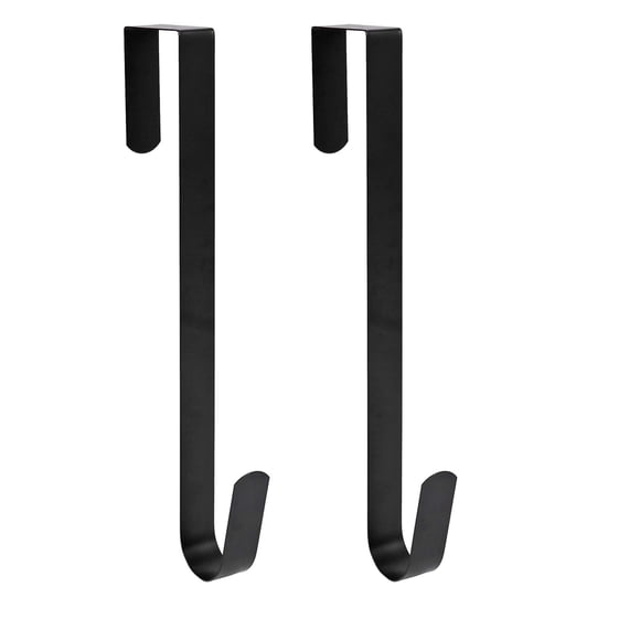 Colgador de guirnaldas Sattiyrch Fall para puerta de entrada, 38 cm, metal negro